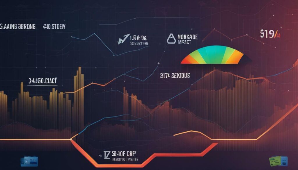 Credit score impact of missed or late payments