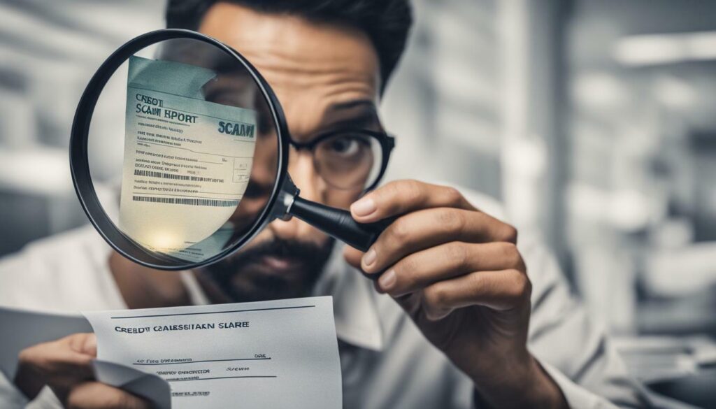 avoiding scams in credit reporting