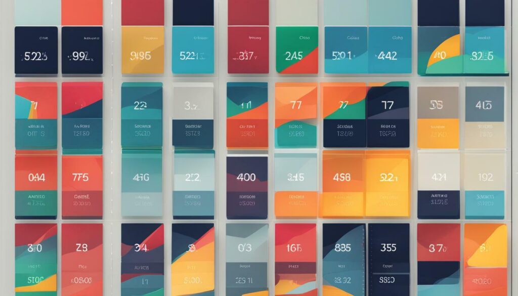 credit score range chart