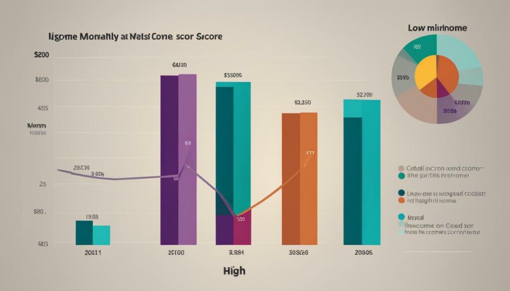 how income affects credit score