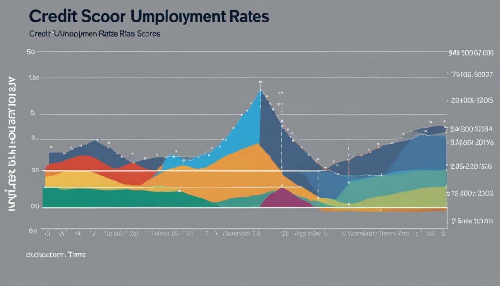 credit scores and local economic conditions