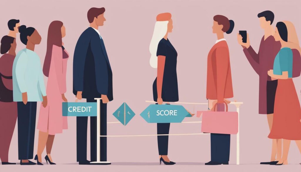 gender and credit score perceptions