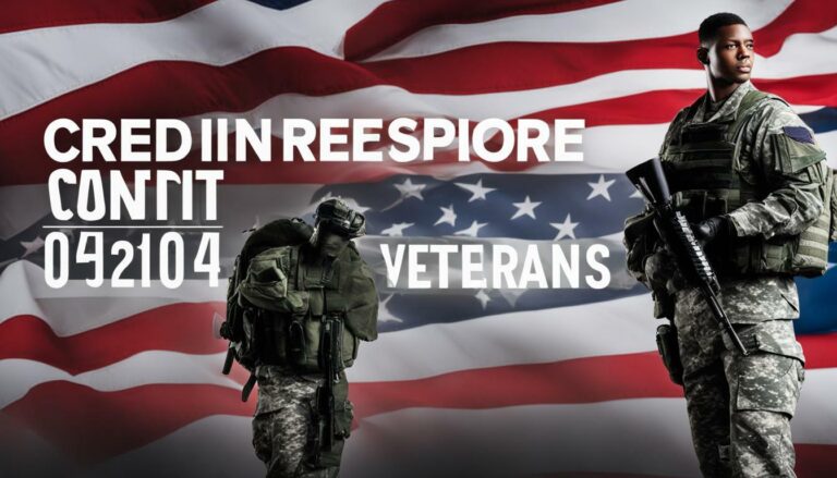 Credit repair for veterans and military personnel